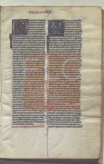 Biblia sacra manuscrita membrancea, [S. XIII]. Fol. 4r
