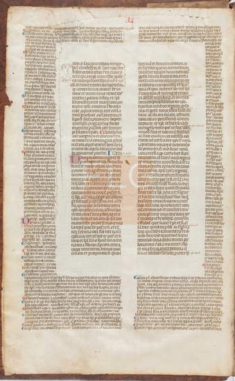 [Decretales D. Gregorii Papae IX cum glossis Bernardus Parmensis], [S. XIV]. Fol. 2v