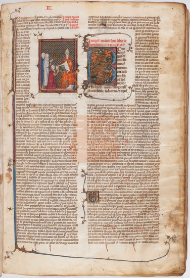 [Liber sextus Decretalium D. Bonifacii papae VIII] : [cum Apparatus in sextum librum decretalium domini Johannes Monachus], [S. XIV]. Fol. 1r