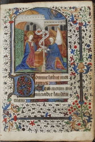 [Liber horarum secundum usum Parisiorum] [Manuscrito], [S. XV] Fol. 23r