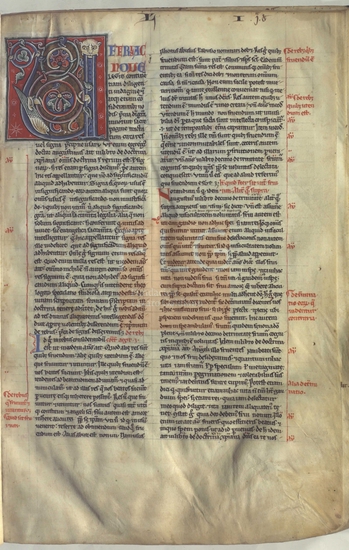 [Sententiarum Quatuor Libri]] / [Petrus Lombardus], [S. XV]. Fol. 5r