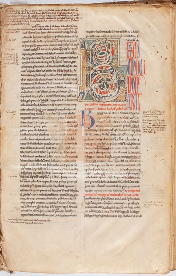 [Glossae continuae in Psalmos 1-150]] / [Petrus Lombardus], [S. XIII]. Fol. 2r