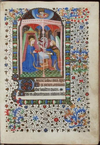 [Libro de horas de Margarita de Borbn] [Manuscrito], [S. XV, med.] Fol. 27r