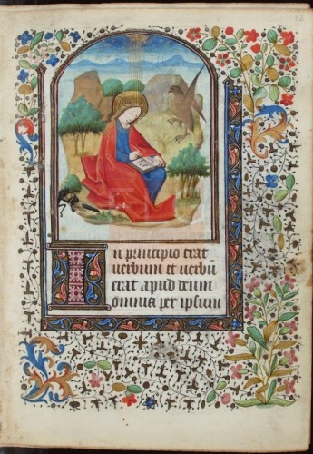 [Liber horarum secundum usum Parisiorum] [Manuscrito], [ca. 1440] Fol. 13r